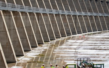 First-ever functional flow test conducted at Garrison Dam spillway