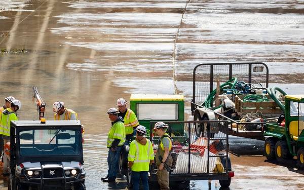 First-ever functional flow test conducted at Garrison Dam spillway