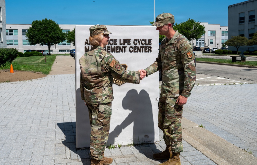 AFLCMC Commander Honored with Clap Out
