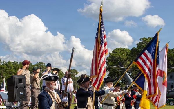 7th Special Forces Group (Airborne) partners with Niceville Exchange Club to honor the fallen, during the 250th Independence Day celebration