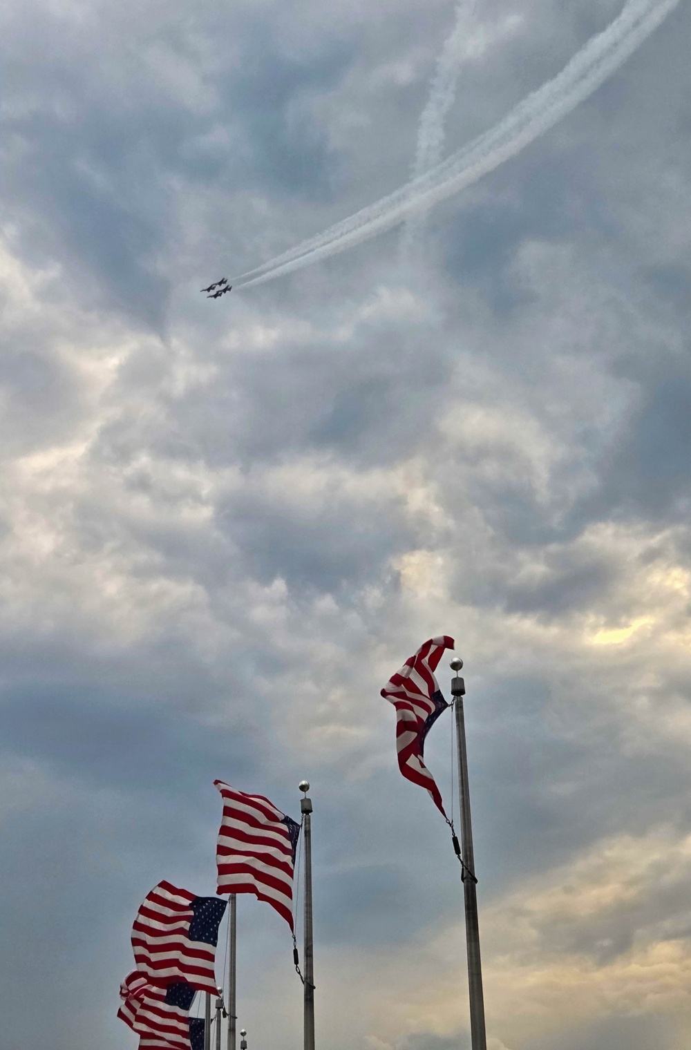USAF Thunderbirds commemorate nation's 250th anniversary over D.C.