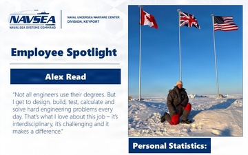 NUWC Division, Keyport Employee Spotlight: Alex Read