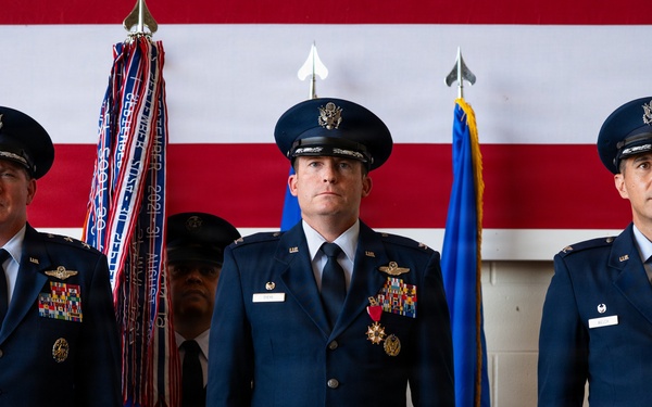 317th AW changes command from Col. Justin Diehl to Col. Christopher Welch