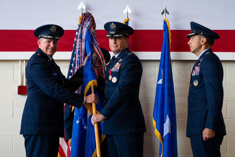 317th AW changes command from Col. Justin Diehl to Col. Christopher Welch