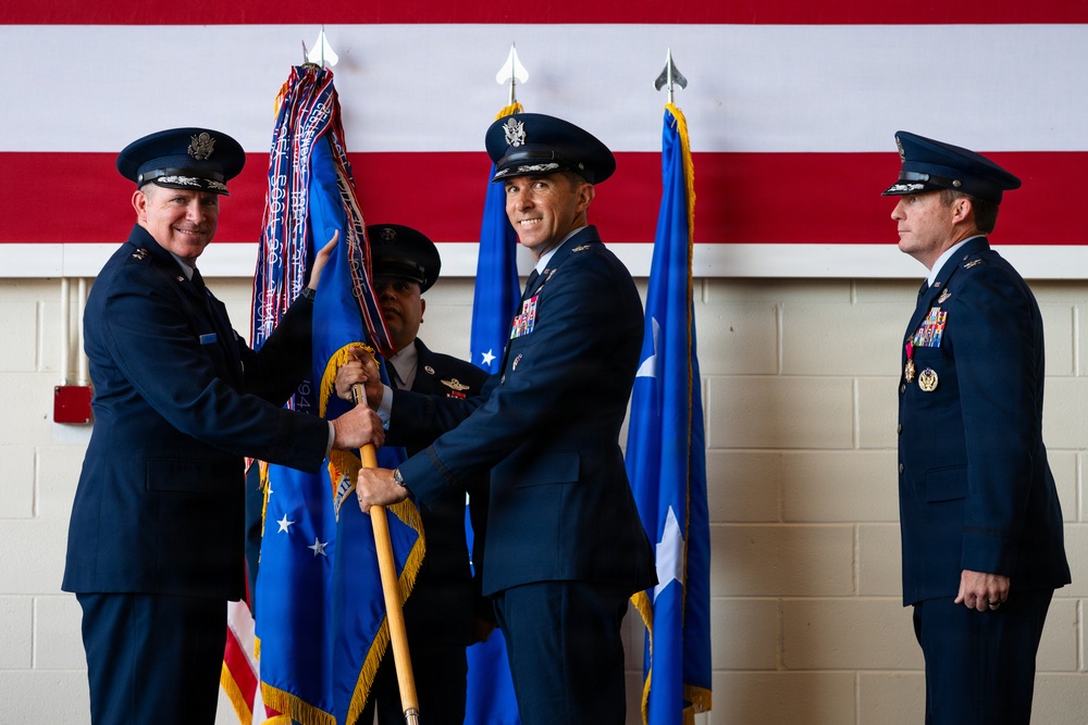 317th AW changes command from Col. Justin Diehl to Col. Christopher Welch