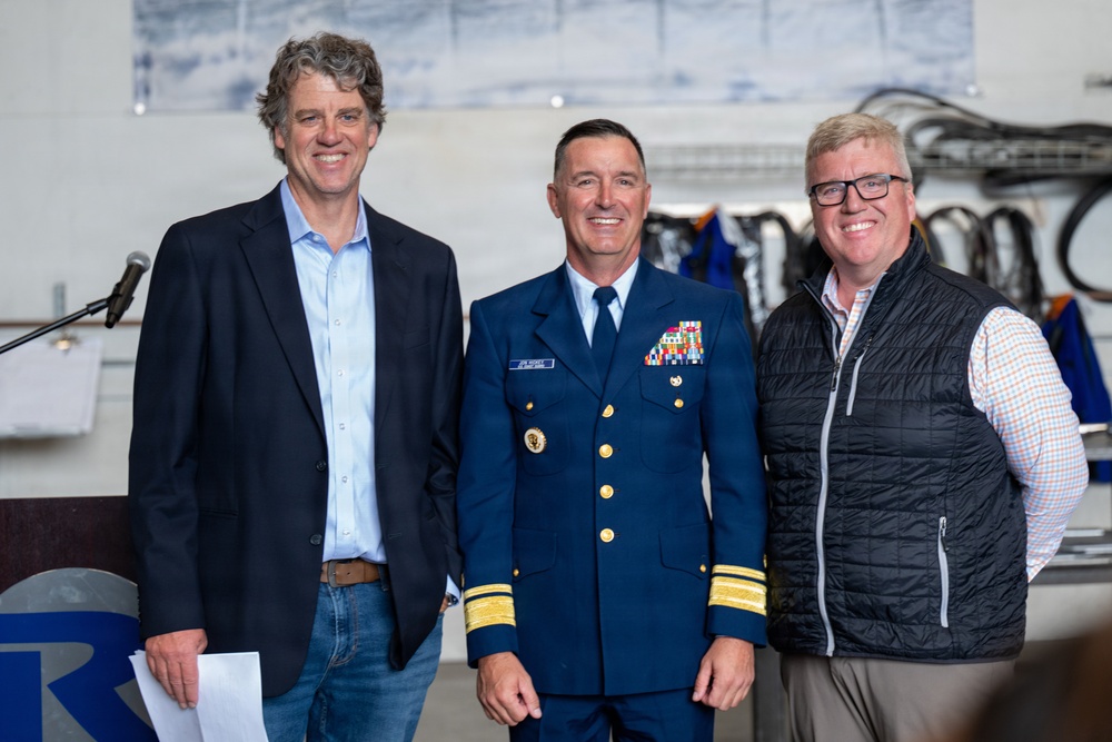 Coast Guard holds keel laying ceremony for next generation heavy weather surf boats