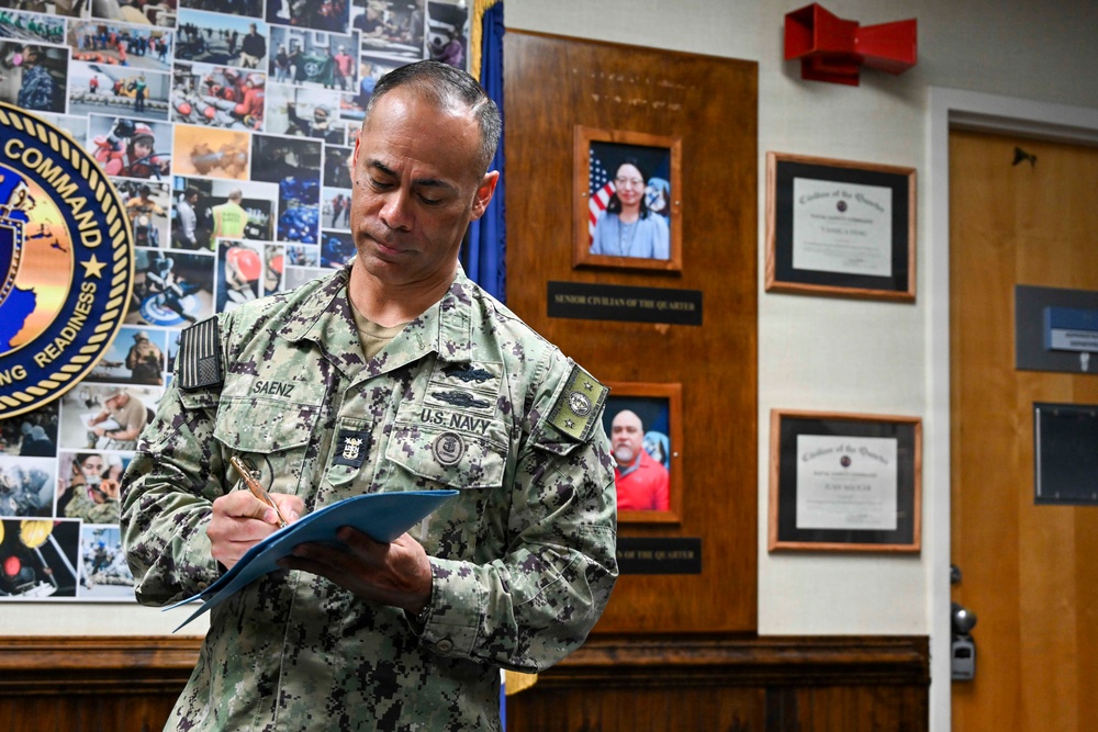 CMC Saenz Reenlistment
