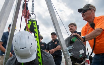 115th Fighter Wing simulates confined space rescue