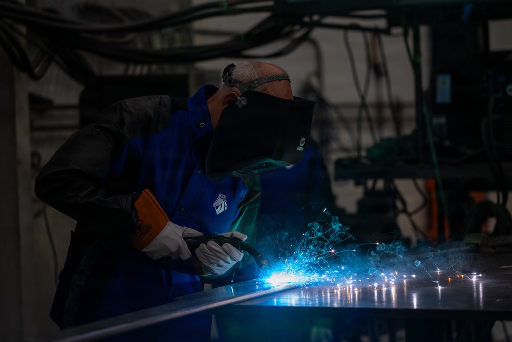 Coast Guard holds keel laying ceremony for next generation heavy weather surf boats