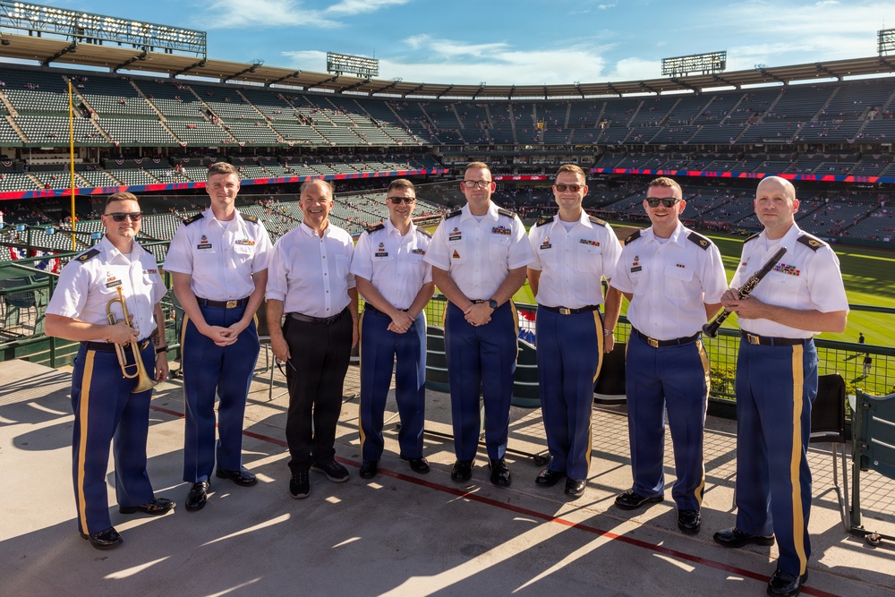 Jazz Ambassadors Perform at Angel Stadium During Fourth of July Weekend
