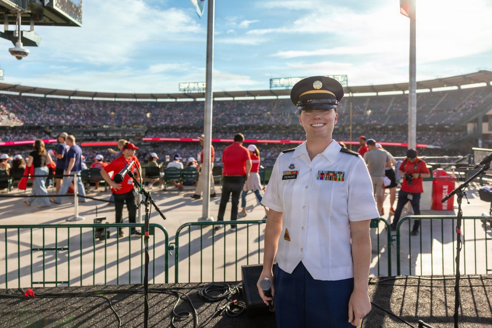 Jazz Ambassadors Perform at Angel Stadium During Fourth of July Weekend