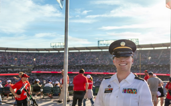Jazz Ambassadors Perform at Angel Stadium During Fourth of July Weekend