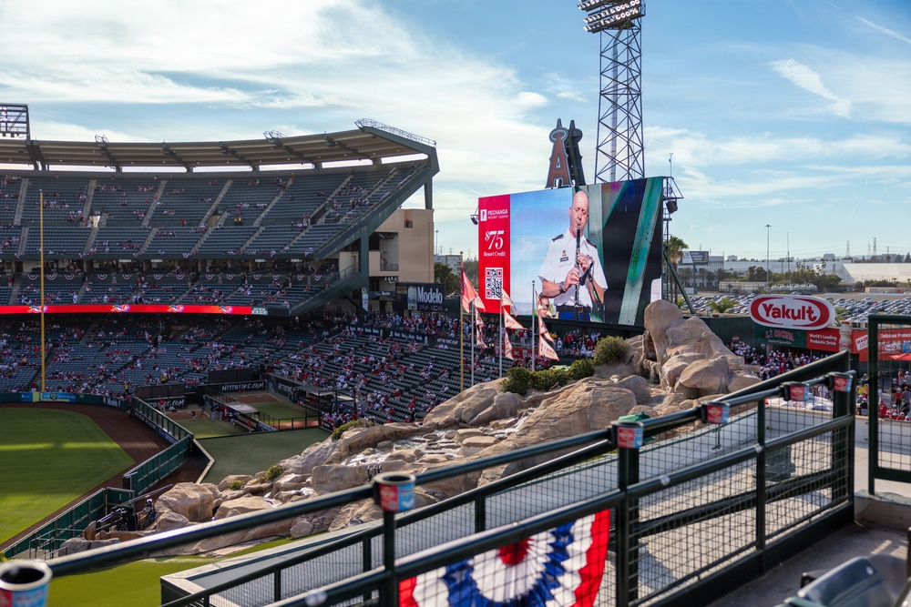 Jazz Ambassadors Perform at Angel Stadium During Fourth of July Weekend