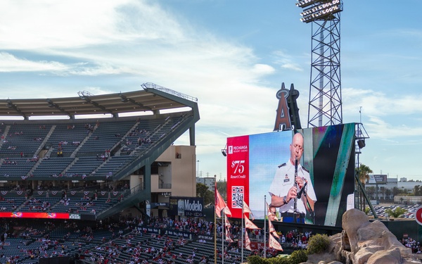 Jazz Ambassadors Perform at Angel Stadium During Fourth of July Weekend