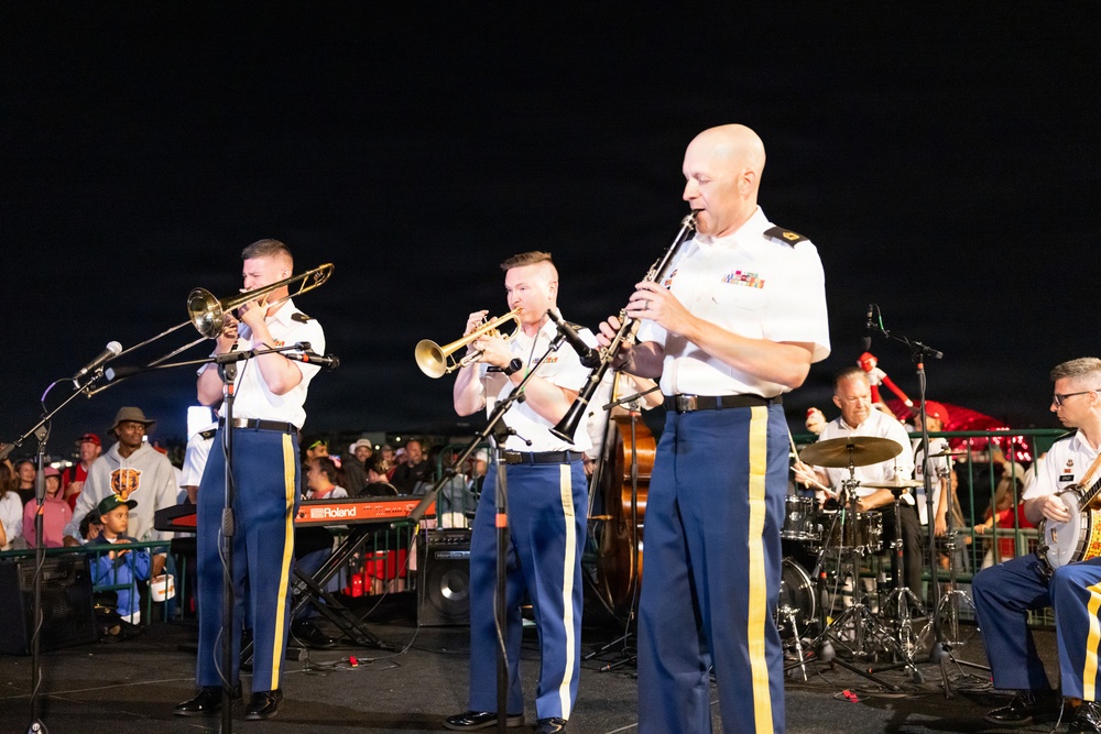 Jazz Ambassadors Perform at Angel Stadium During Fourth of July Weekend