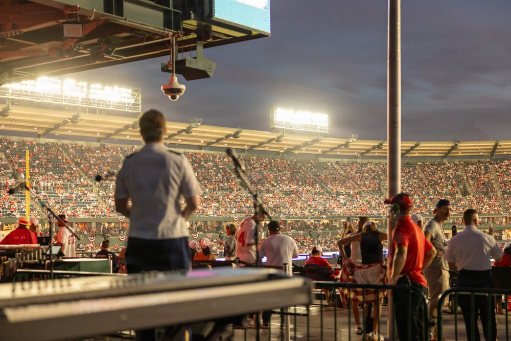 Jazz Ambassadors Perform at Angel Stadium During Fourth of July Weekend