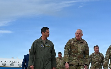 Gen. Dale R. White visits Ellsworth AFB
