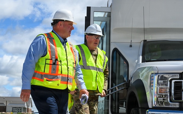 Gen. Dale R. White visits Ellsworth AFB