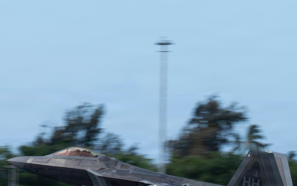 B-2 Spirits and F-22 Raptors complete integrated operations during BTF deployment
