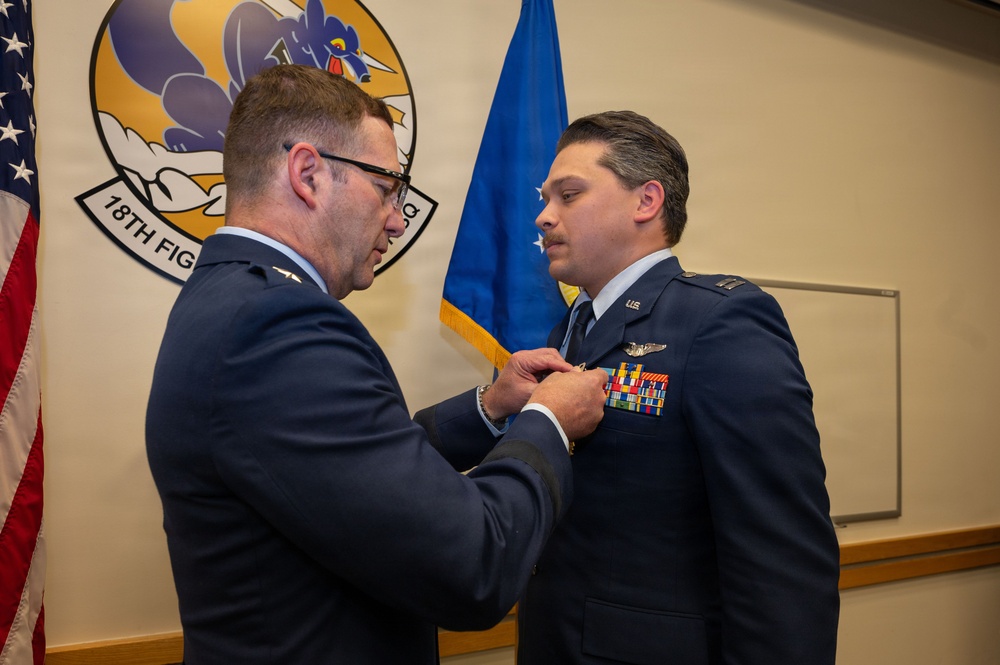 18th FIS pilot receives the Distinguished Flying Cross