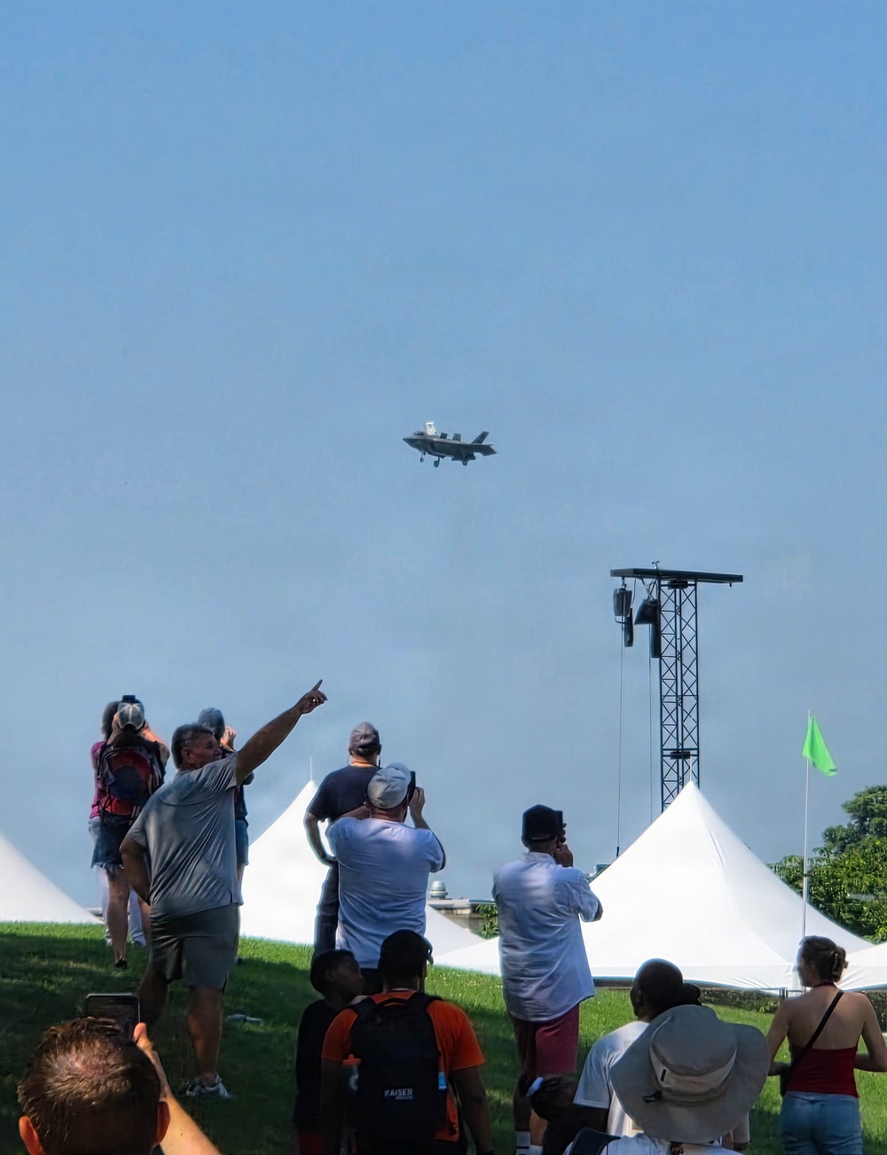 Joint Force commemorates nation's 250th anniversary over D.C.