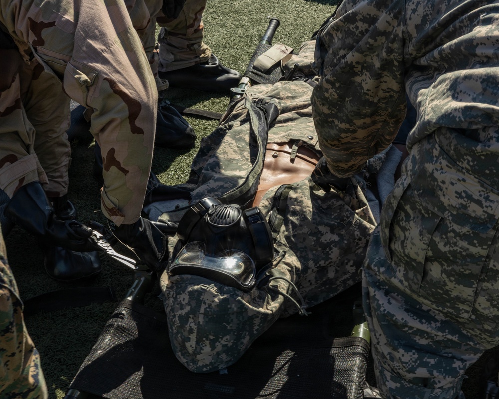 CBRN Marines with 1st Marine Logistics Group and 1st Marine Division participate in MERCEX 26-3