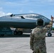 Two B-2 Spirits hot-pit at Joint Base Pearl Harbor-Hickam during BTF deployment