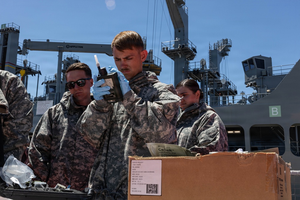 CBRN Marines with 1st Marine Logistics Group and 1st Marine Division participate in MERCEX 26-3