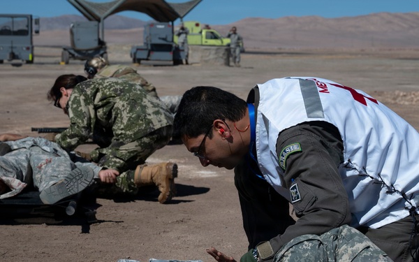 Saving lives in the battlefield: U.S., partner nations medical train together during Salitre 2026