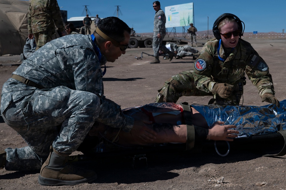 Saving lives in the battlefield: U.S., partner nations medical train together during Salitre 2026
