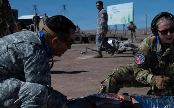 Saving lives in the battlefield: U.S., partner nations medical train together during Salitre 2026