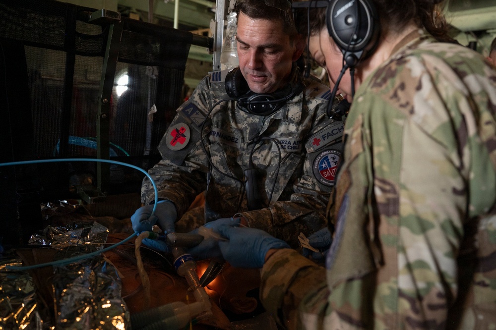 Saving lives in the battlefield: U.S., partner nations medical train together during Salitre 2026
