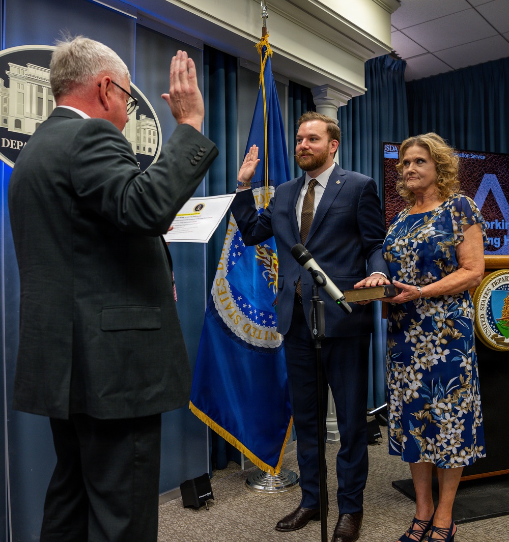 Colton L. Buckley Sworn In As 19th NRCS Chief
