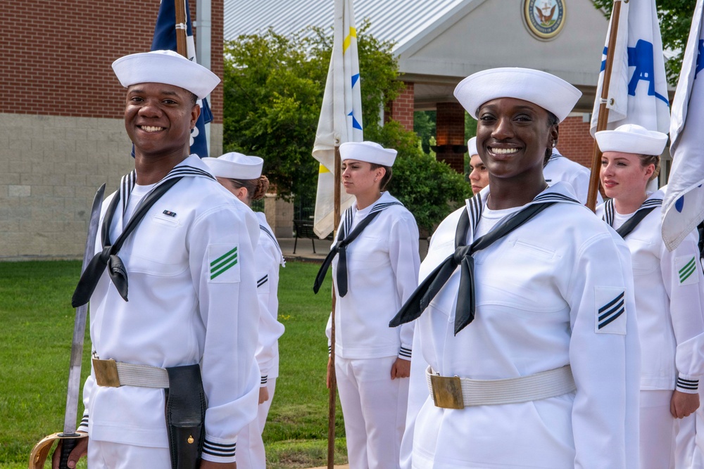 Recruit Training Command Pass-in-review graduation