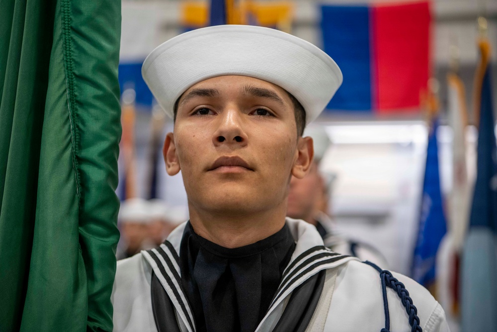 Recruit Training Command Pass-in-review graduation