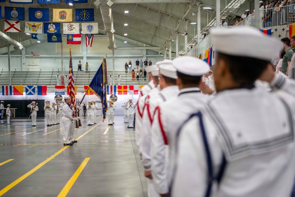 Recruit Training Command Pass-in-review graduation