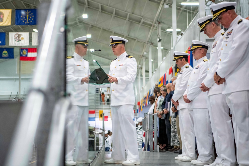 Recruit Training Command Pass-in-review graduation