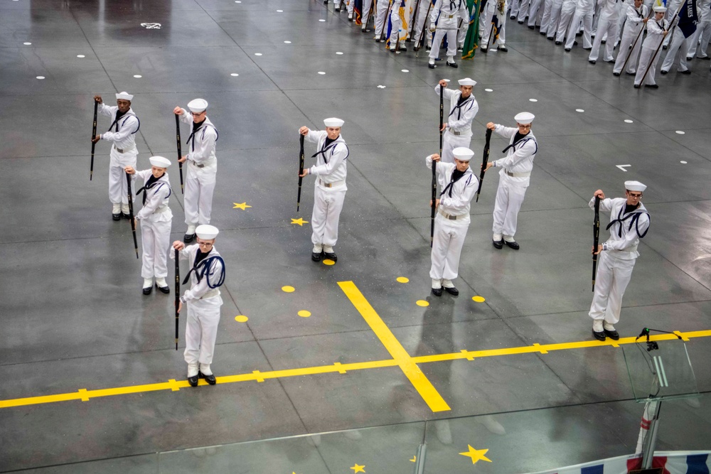 Recruit Training Command Pass-in-review graduation