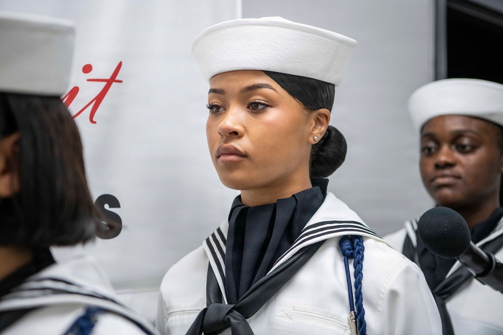 Recruit Training Command Pass-in-review graduation