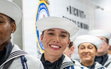 Recruit Training Command Pass-in-review graduation