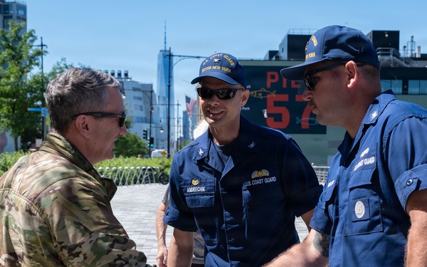 Chairman of the Joint Chiefs of Staff visits U.S. Coast Guard units in New York