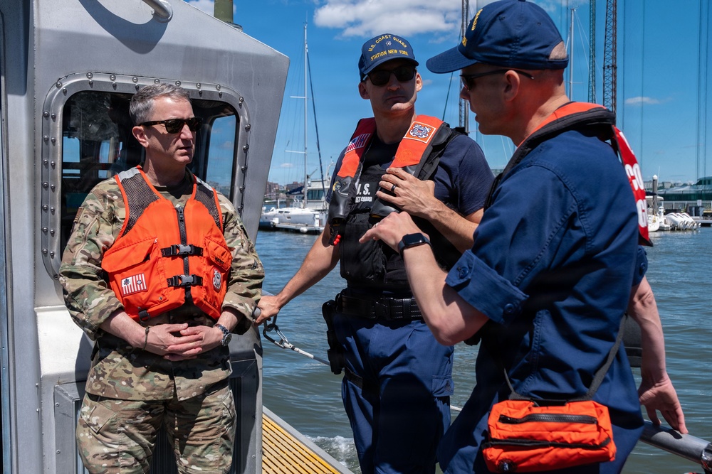Chairman of the Joint Chiefs of Staff visits U.S. Coast Guard units in New York