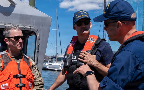Chairman of the Joint Chiefs of Staff visits U.S. Coast Guard units in New York
