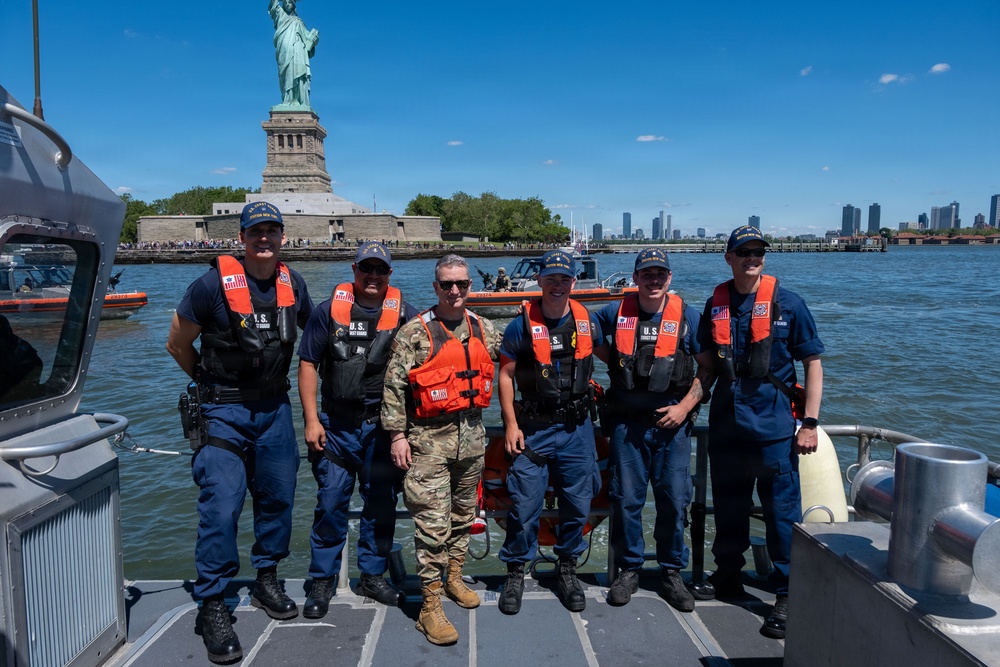 Chairman of the Joint Chiefs of Staff visits U.S. Coast Guard units in New York