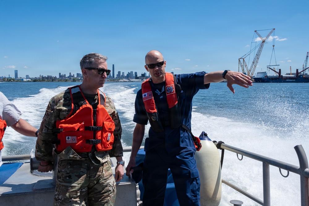 Chairman of the Joint Chiefs of Staff visits U.S. Coast Guard units in New York