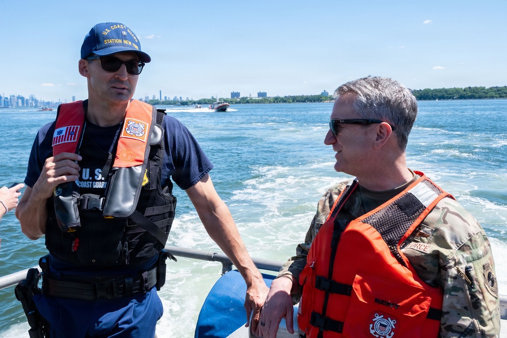 Chairman of the Joint Chiefs of Staff visits U.S. Coast Guard units in New York
