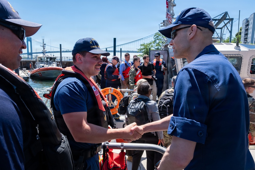 Chairman of the Joint Chiefs of Staff visits U.S. Coast Guard units in New York