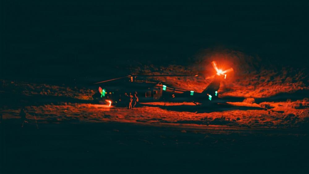 U.S. Marine Raiders conduct live-fire training exercise
