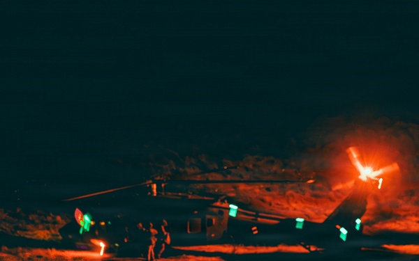 U.S. Marine Raiders conduct live-fire training exercise