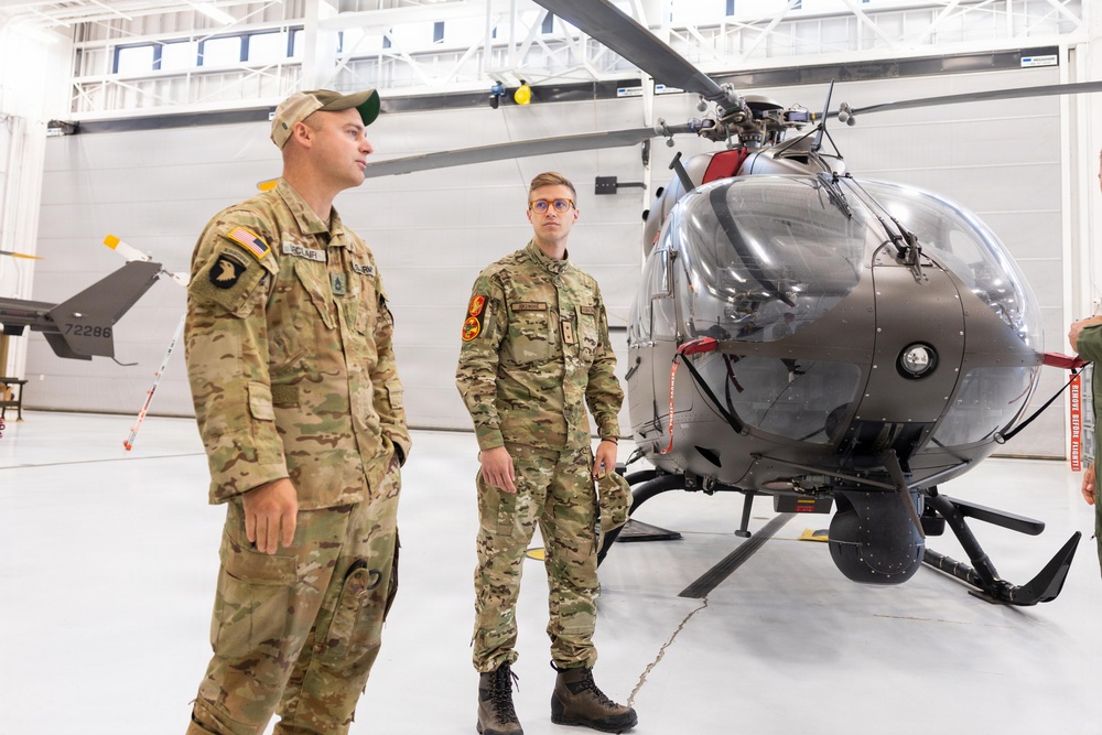 Montenegrin Aviation Mechanics Visit Maine National Guard